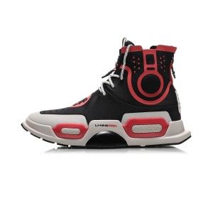 Li-Ning Essence II 2 NYFW 'REBURN' High Top Basketball Culture Shoes - Black/Red