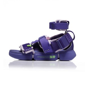 Paris Fashion Week Essence 2.0 PLATFORM China Li-Ning Women's Sports Sandals - Purple