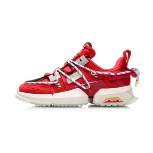 China Li-Ning 2020 LI-NING x Atmos UT ACE Pangu 盘古 Men's Fashion Casual Shoes - Red