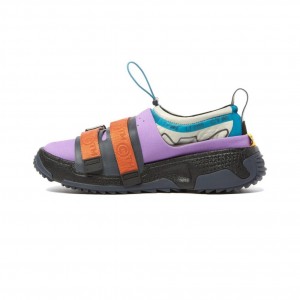 Chinatown Market X Li-Ning Pangu Bricks Men's Stylish Sandals - Black/Purple