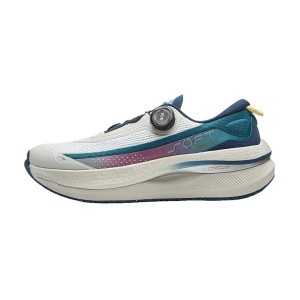 LiNing 2025 SOFT GO MAX Men's Stylish Casual Shoes - White/Blue