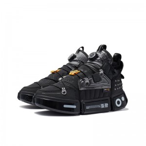 China Li-Ning 2021 Fashion Show Essence 2 Futuristic Women's Basketball Culture Shoes - Black