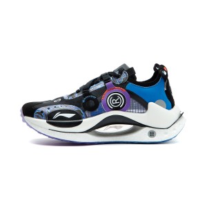 China Li-Ning AW21 Paris Fashion Week 绝影CRC BENG Men's Fashion Running Shoes - Black/Purple