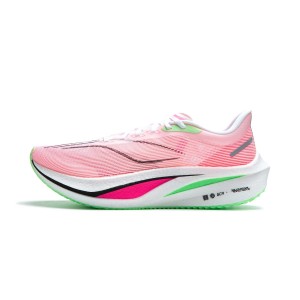 Li-Ning Feidian 4.0 CHALLENGER BOOM Men's Racing Shoes - White/Pink/Orange