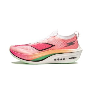 Li-Ning 2024 Feidian 4.0 ELITE Marathon Racing Shoes - White/Pink/Orange