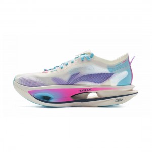LiNing 2025 Feidian 5 Ultra Marathon Racing Runing Shoes - Blue/Pink
