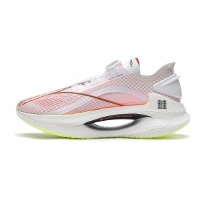 China Li-Ning 23SS 绝影 BENG New Color Men's Fashion Running Shoes - White/Pink