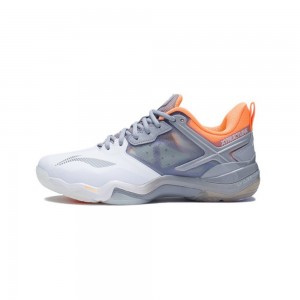 Li-Ning 2023 Sonic Boom OP Men's Badminton Game Shoes - Gray/White [AYZQ009-4]