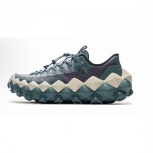 2025 China LiNing Unisex Stylish Lifestyle Comfortable Shoes - Green/Purple