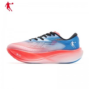 Qiaodan 2023 Flying Shadow PB 3.0 KungFu Marathon Carbon Plate Running Shoes - Red/Blue