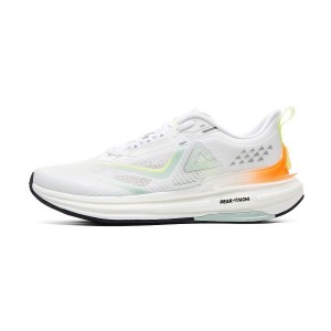 PEAK-TAICHI 6.0 Pro Men's Smart Running Shoes - White/Orange
