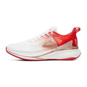 PEAK-TAICHI 6.0 Men's Smart Running Shoes - Beige/Red