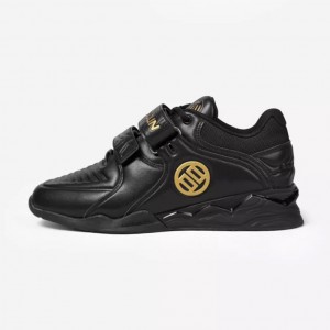 LU XIAOJUN Lifter 1.0 Weightlifting Training Shoes - Black/Gold