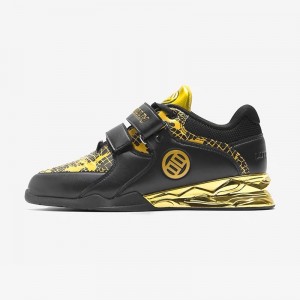 LU XIAOJUN 2025 Lifter 1.0 Weightlifting Training Shoes - Black/Gold