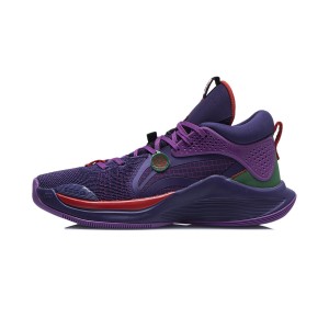 Li-Ning 2021 CJ MCCOLLUM SILENCER Professional Basketball Game Sneakers - Purple