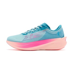 Qiaodan 2024AW Feiying PB 4.0 KungFu Pro Marathon Carbon Plate Racing Shoes - Blue/Pink