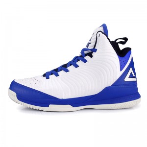 Peak Battier 9 IX Shane Battier Signature Basketball Shoes - White/Blue