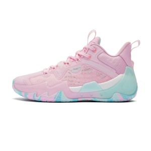 Qiaodan Poison Tooth Pro SE Basketball Low Top Shoes - Pink