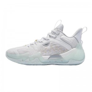 Qiaodan Poison Tooth Pro SE Basketball Low Shoes - White/Gold