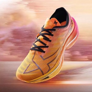 Xtep 160X 5.0 PB Marathon Professional Racing Shoes - Orange/Yellow