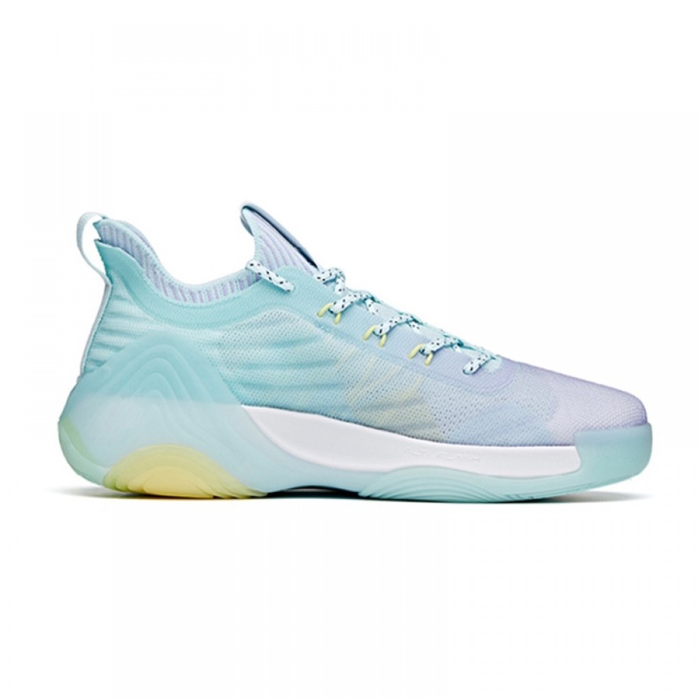Anta 2021 KT6 Klay Thompson Low Basketball Sneakers - Ice Blue
