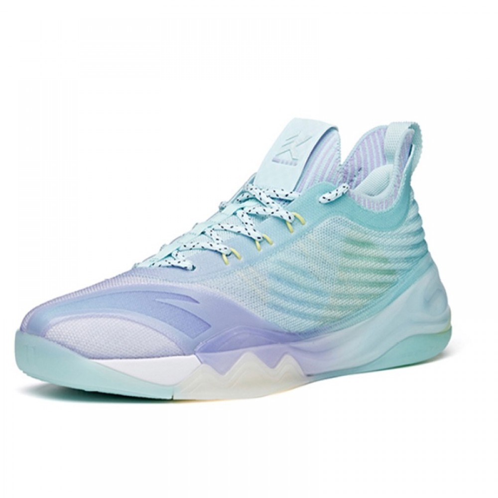 Anta 2021 KT6 Klay Thompson Low Basketball Sneakers - Ice Blue