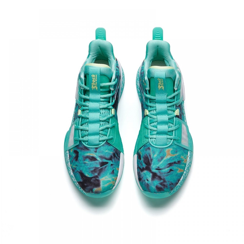 Anta 2021 Shock The Game 5 Impact 1 Anta Basketball Shoes Green