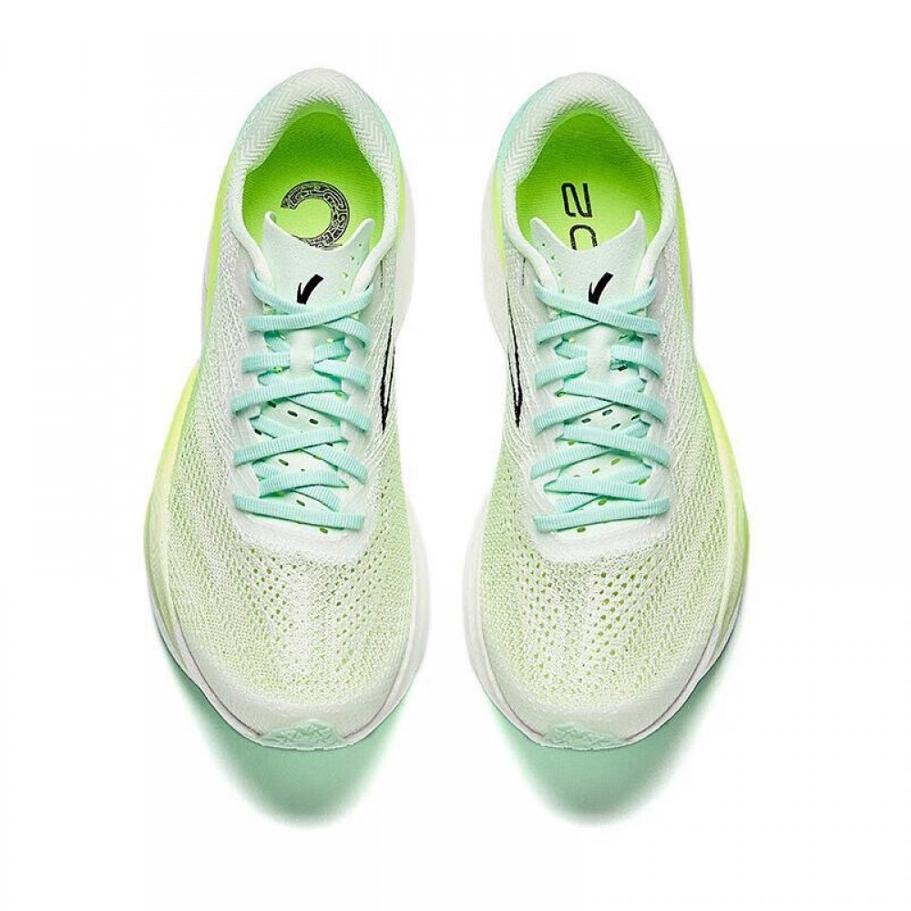 Anta C202 6 Men's Marathon Racing Shoes - White/Water Green Anta C202 6 Men's Marathon Racing Shoes - White/Water Green