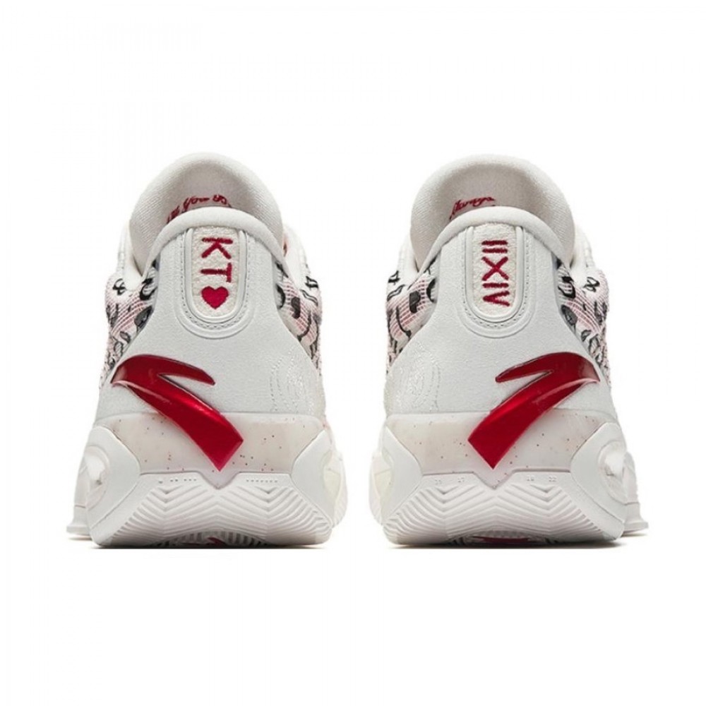 Anta 2025 KT10 Klay Thompson Men's Basketball Shoes - White/Red Anta 2025 KT10 Klay Thompson Men's Basketball Shoes - White/Red