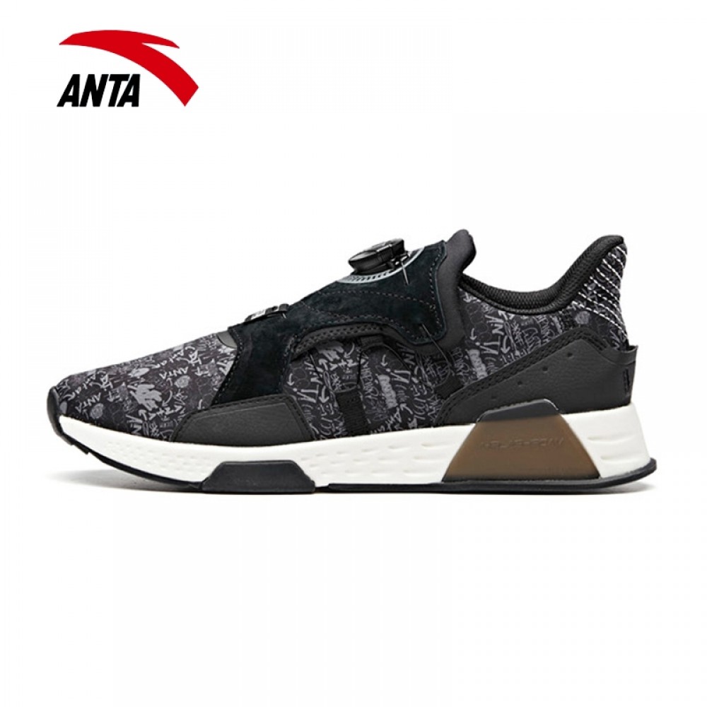 Anta 2018 Winter New Men s Cushioning Fashion Casual Shoes Black