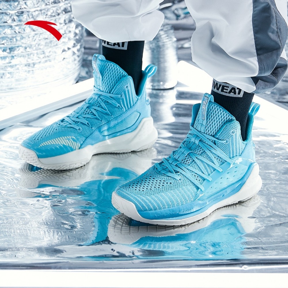Anta 2019 KT4 Klay Thompson Splash Men's Basketball Shoes - Blue/White