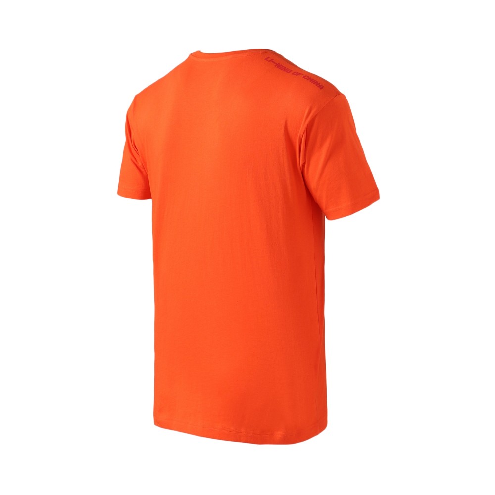 Li-Ning 2018 NYFW China Lining Series Men's Trend T-shirt - Orange