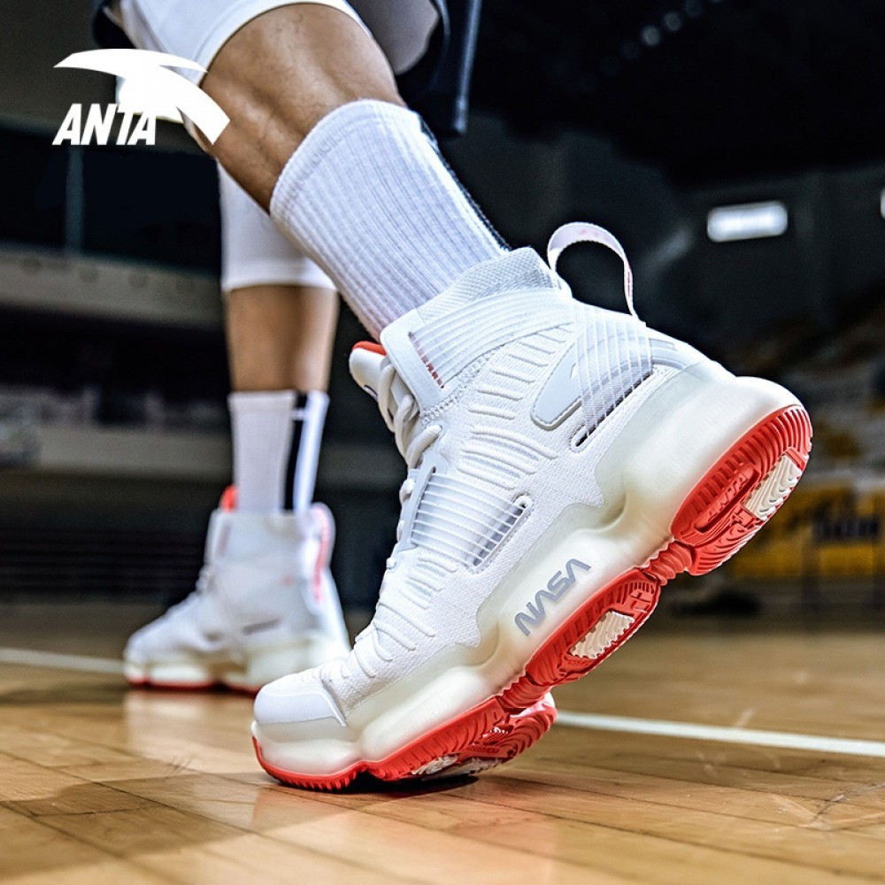 Anta x NASA Seeed Series Men's Professional High Top Basketball Shoes