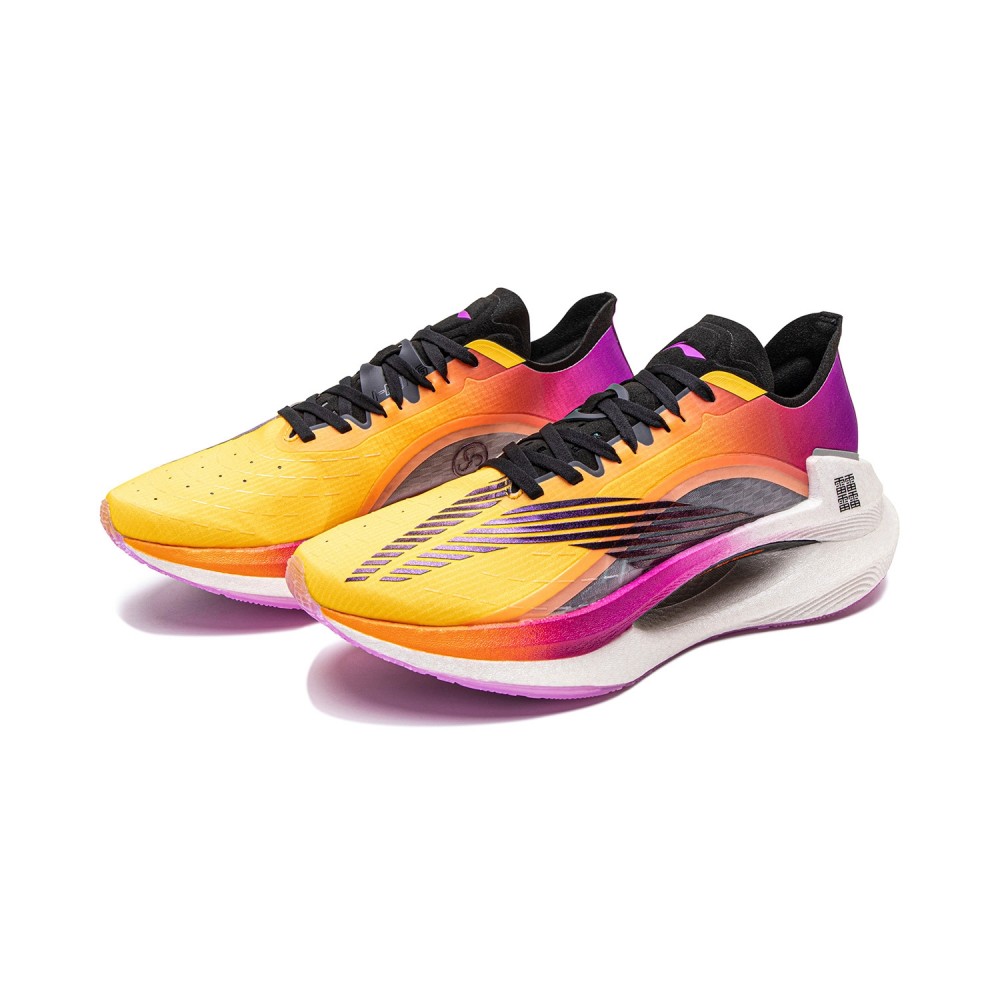 Li-Ning 2020 New 绝影 Essential Boom Men's Running Shoes - Orange/Purple