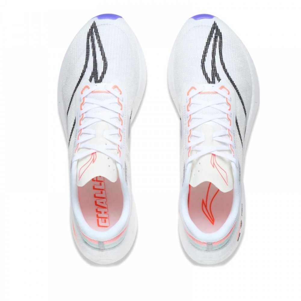 Li-Ning 飞电Feidian 3 CHALLENGER BOOM Men's Racing Shoes - White/Orange