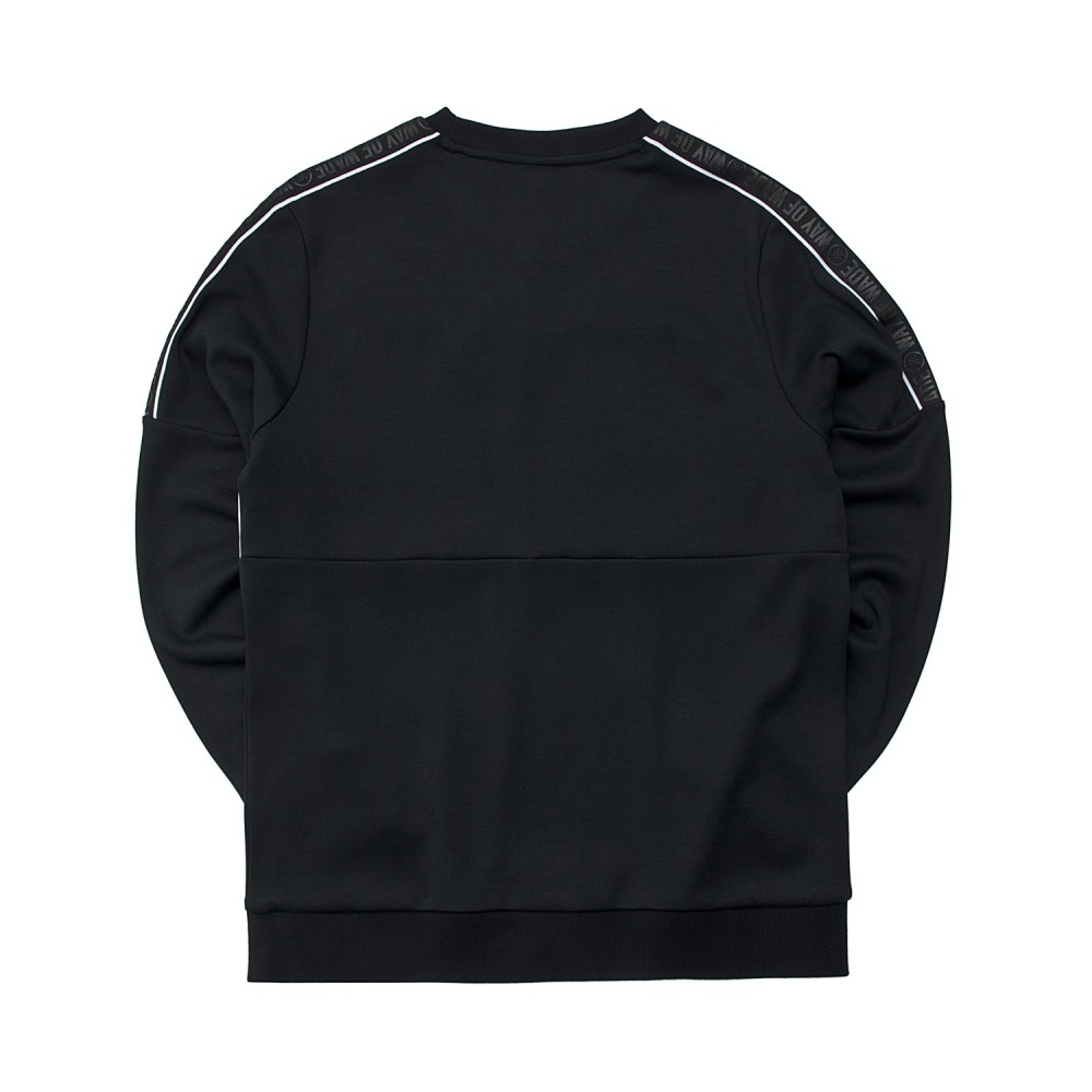 2019 Spring New Way of Wade Men's crew-neck sweater - Black [AWDP219-1]