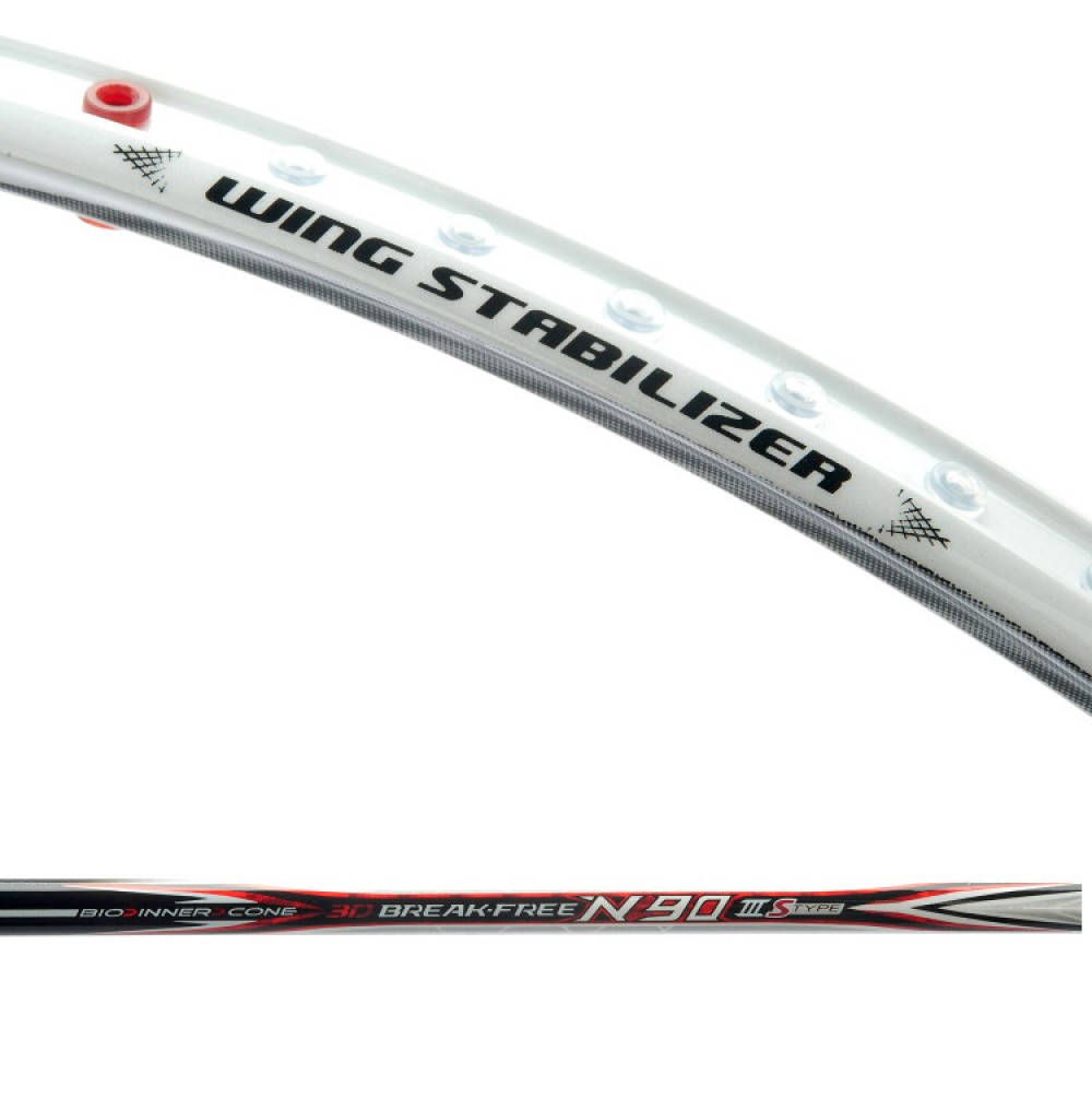 【代引き不可】 Li-Ning S-Type N90-III Racket Badminton Control Multi Dan Lin ラケット