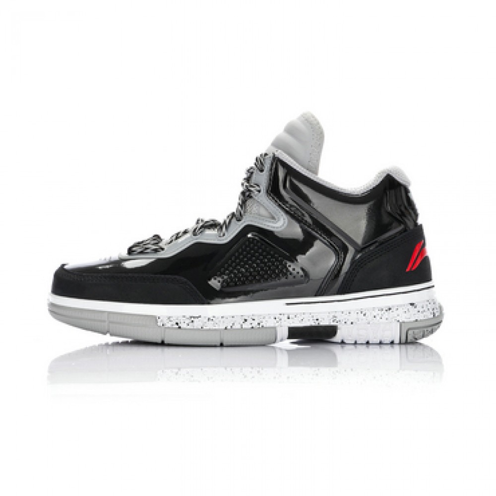 Li Ning WoW Way of Wade Warrior Basketball Sneakers - Black/ Cement Grey 