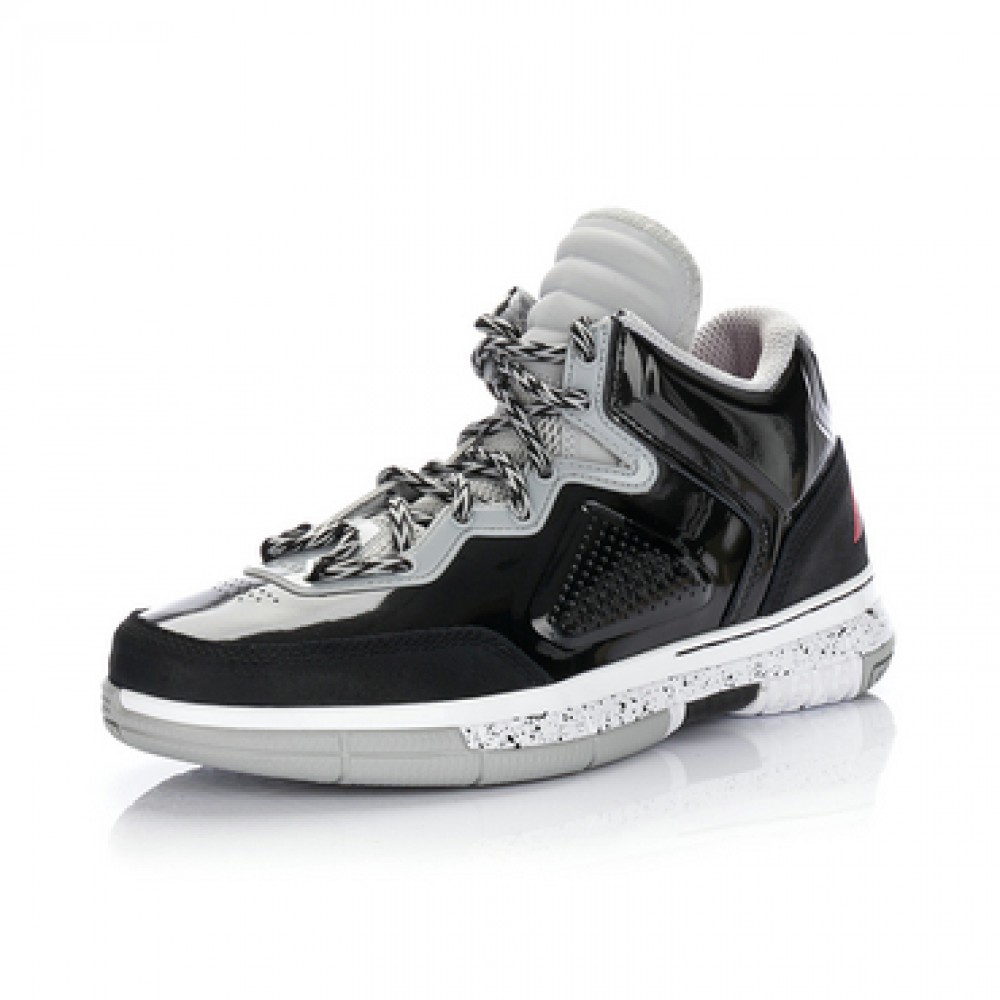Li Ning WoW Way of Wade Warrior Basketball Sneakers - Black/ Cement Grey 