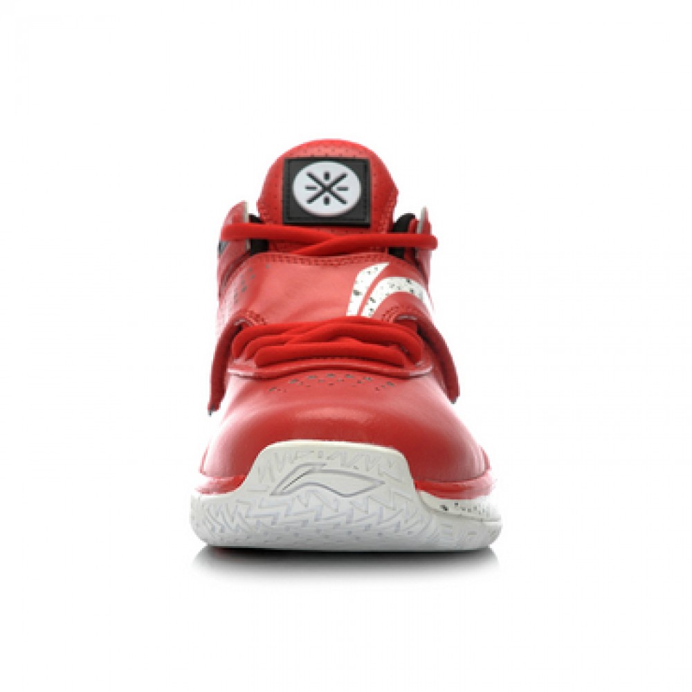Li Ning WoW 3.0 Wade 808 professional men's basketball game shoes-Black/Red 