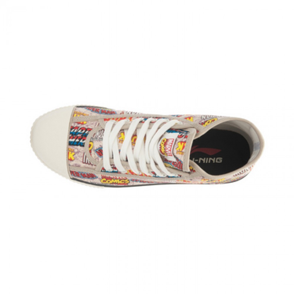 Marvel Comics x Li-Ning Mens Classic Mid Canvas Shoes
