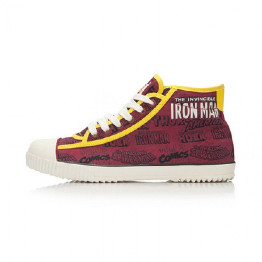 Iron Man x Li-Ning Mens Classic Mid Canvas Shoes