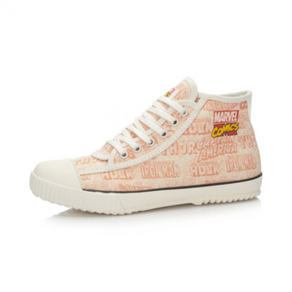 Marvel Comics x Li-Ning Women's Retro Canvas Shoes - White/Red