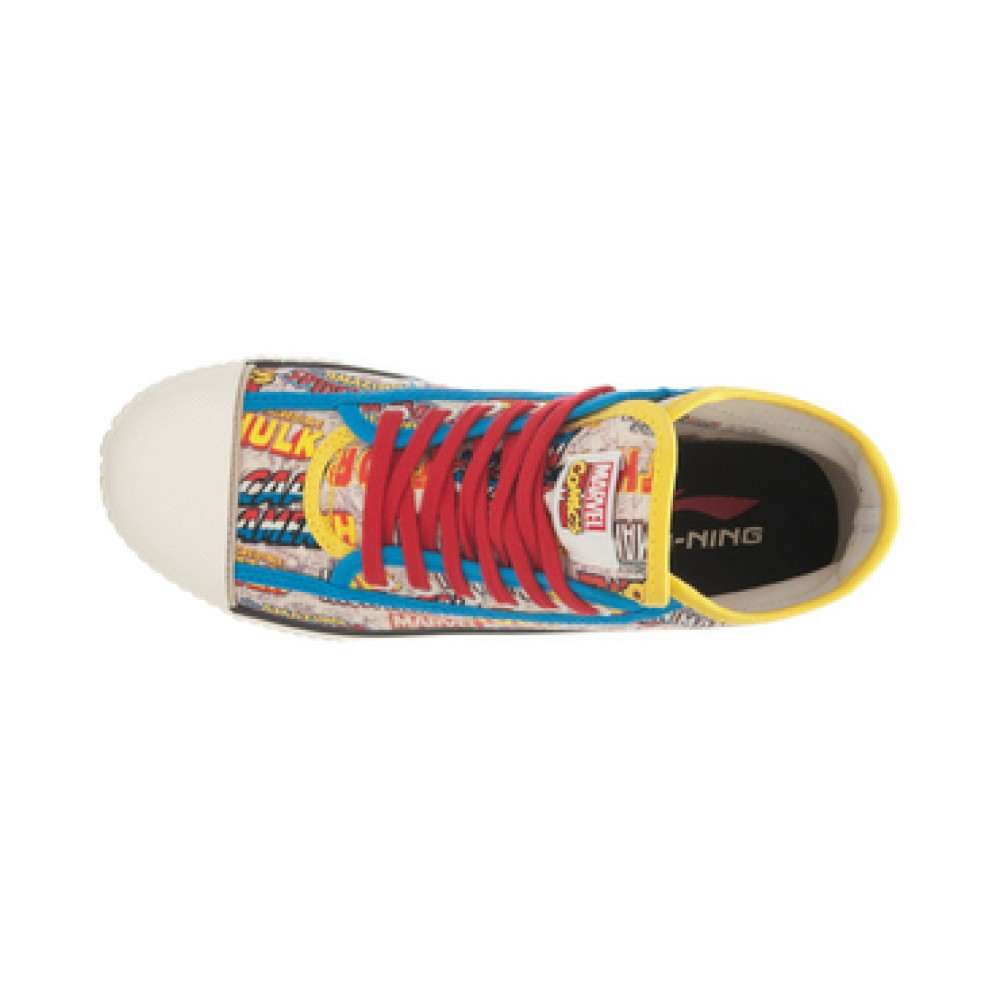 Marvel Comics x Li-Ning Women's Retro Canvas Shoes - Blue/White