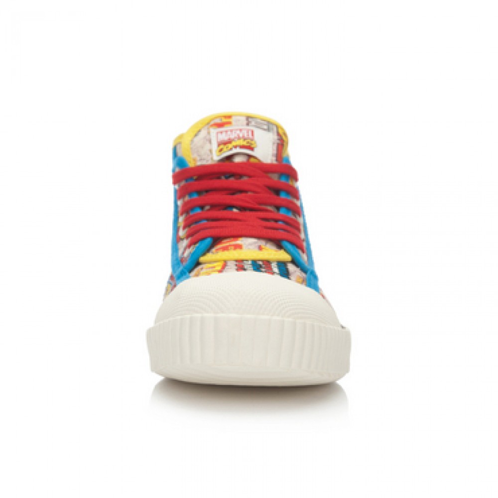 Marvel Comics x Li-Ning Women's Retro Canvas Shoes - Blue/White