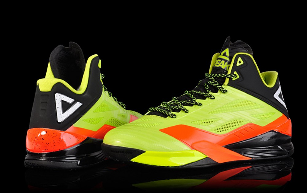 Peak 2016 Spring New Lightning IV Professional Basketball Shoes - Green ...
