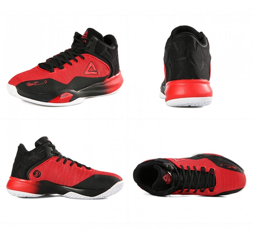 Peak Tony Parker 2017 TP9 Men's Basketball Shoes - Red/Black