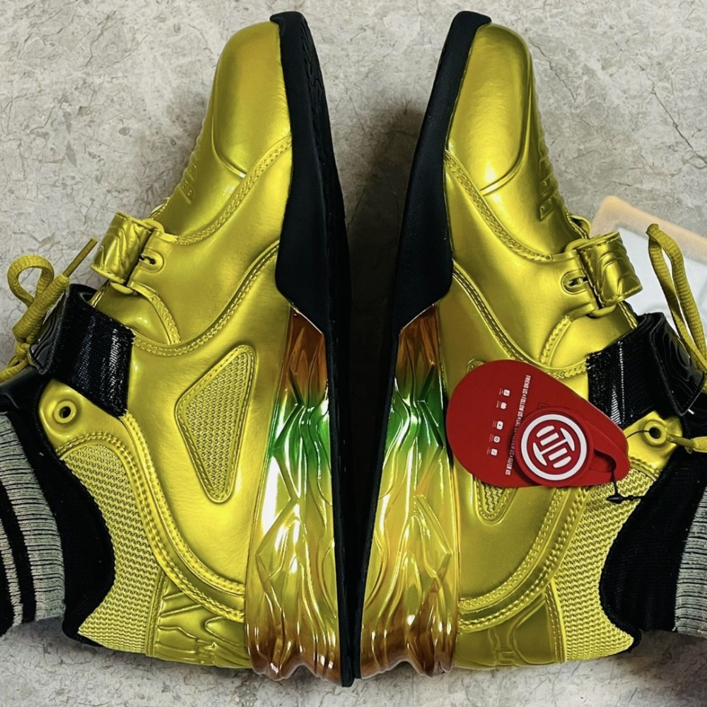 LUXIAOJUN Champion PowerPro Weightlifting Shoes (Golden)