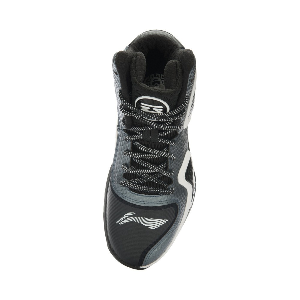 Li-Ning Phantom Flyer Mens Professional Basketball Shoes - Black/White