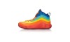 Li-Ning Rebirth Rainbow Mens High Top Outdoor Basketball Shoes - Golden Orange/Cinnabar Red